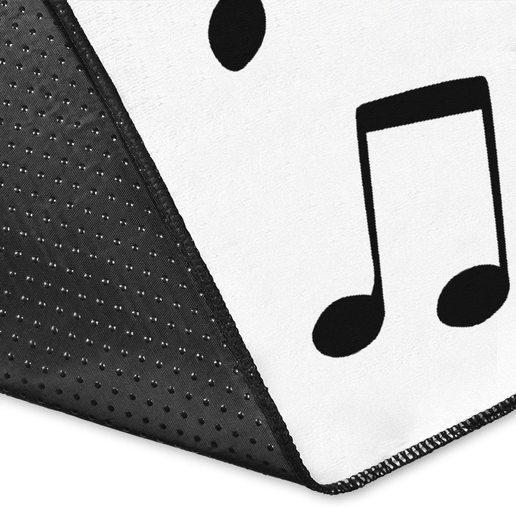 Music Notes Treble Clef Rug