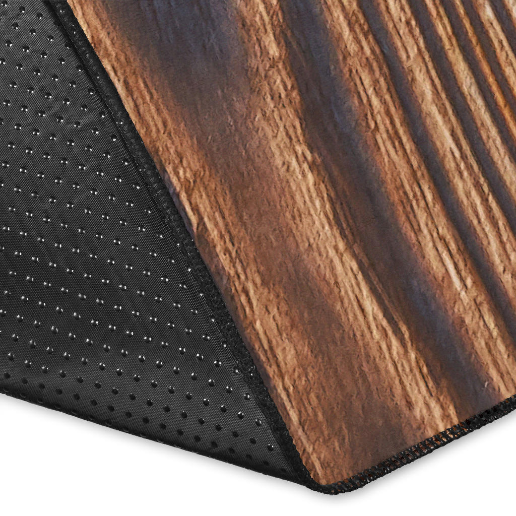 Wood Saxophone Area Rug