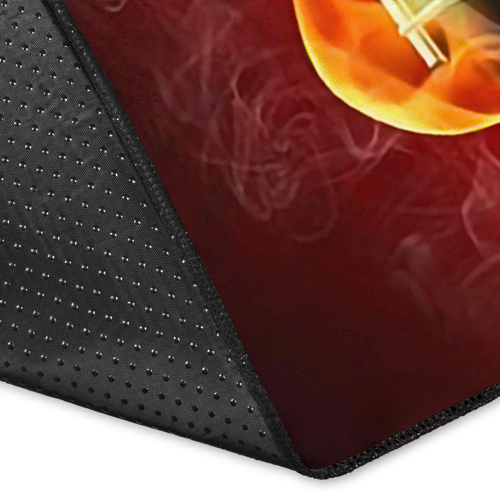 Saxophone Flame Area Rug