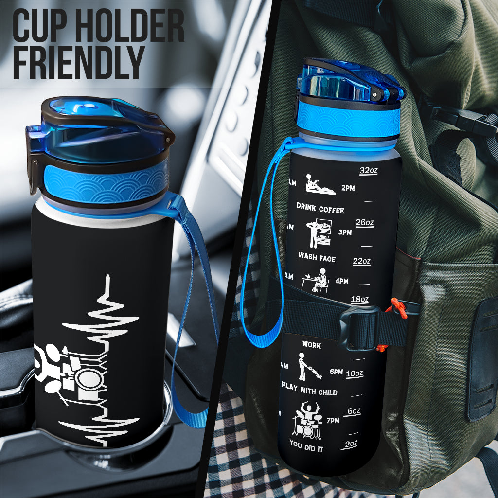 Drum Heartbeat Hydro Tracking Bottle