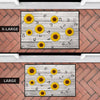 Music Notes Sunflowers Door Mat