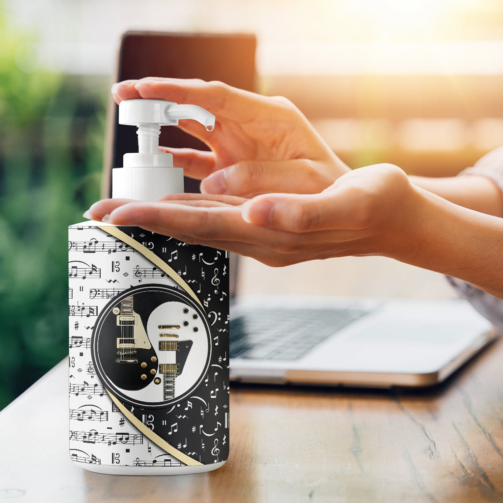 Guitars Yin Yang Sanitizer Bottle