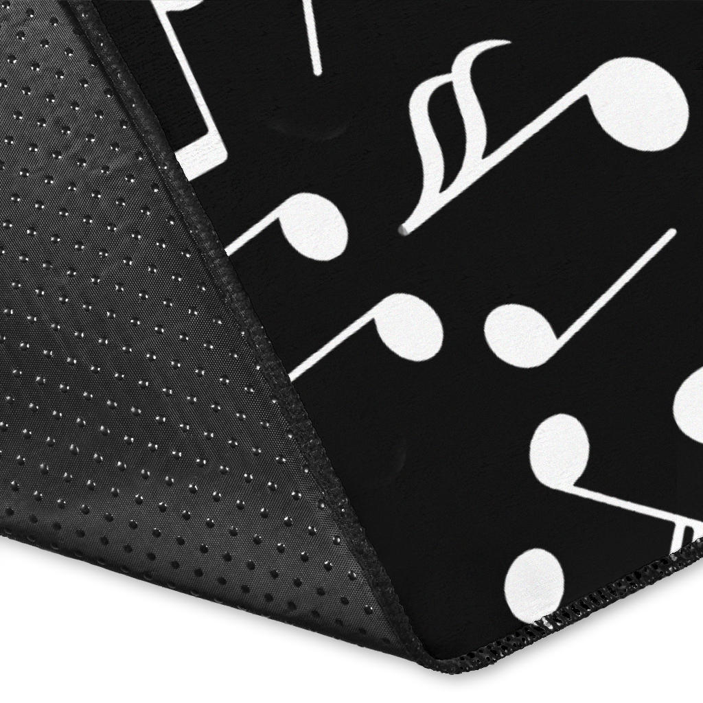 Music Notes Area Rug