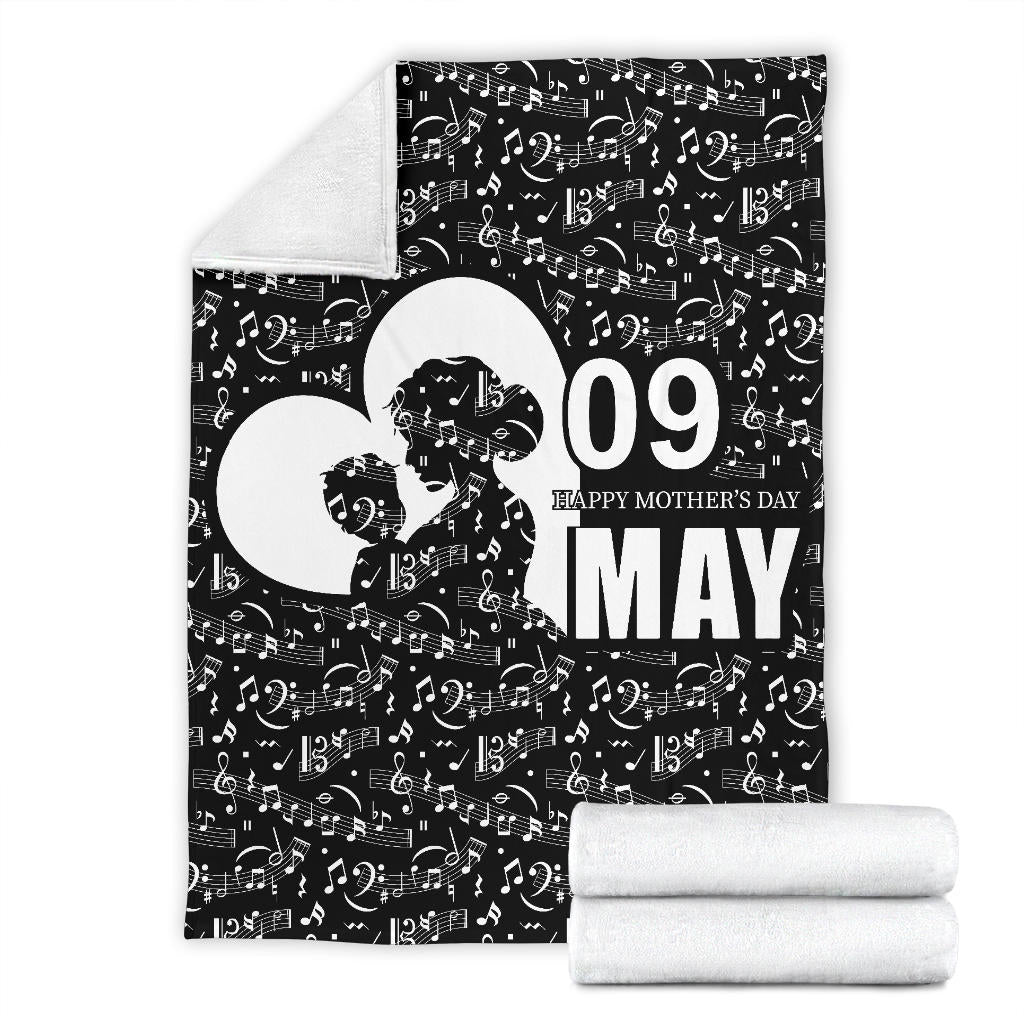 Mother's Day Music Black Blanket - { shop_name }} - Review