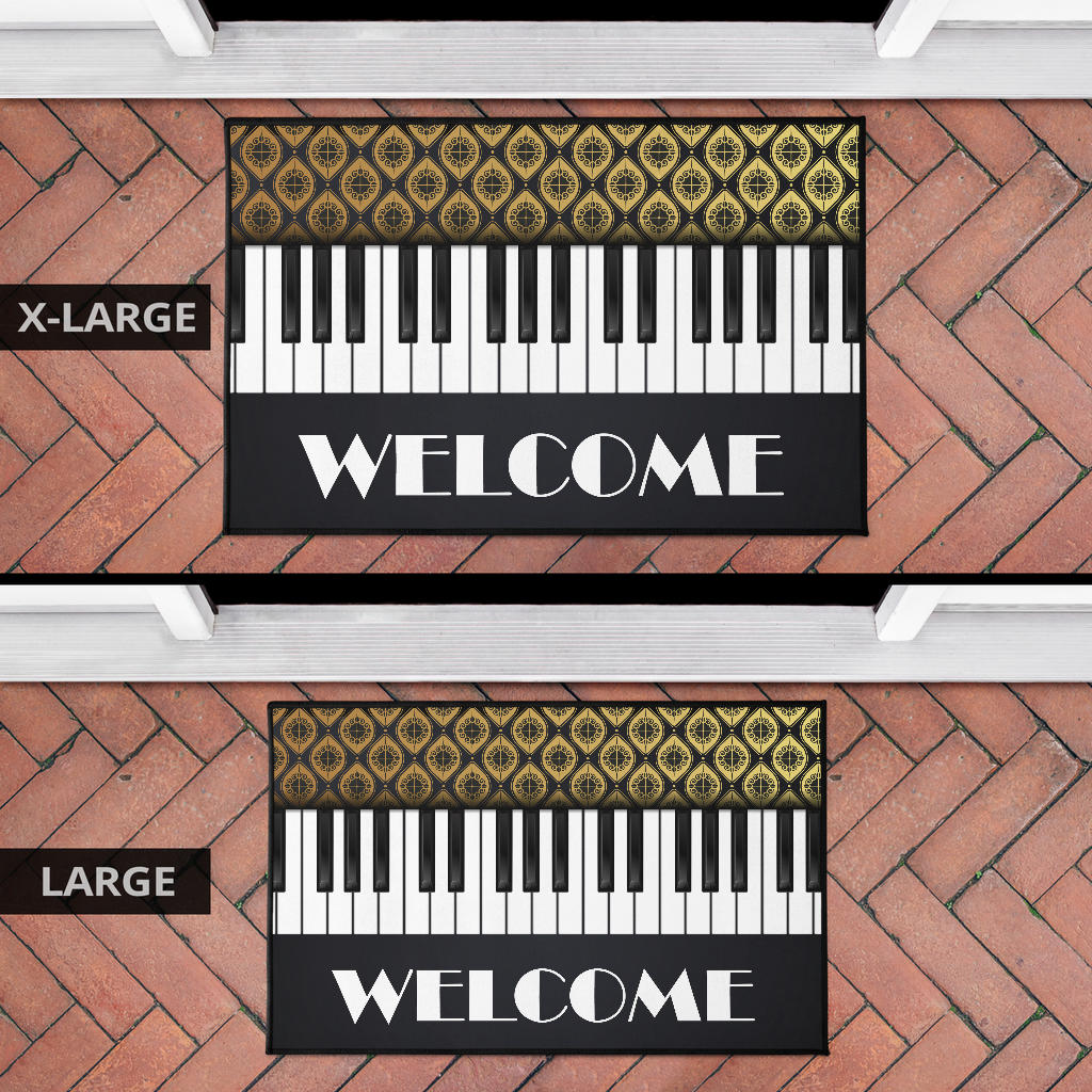 Piano Keys Door Mat