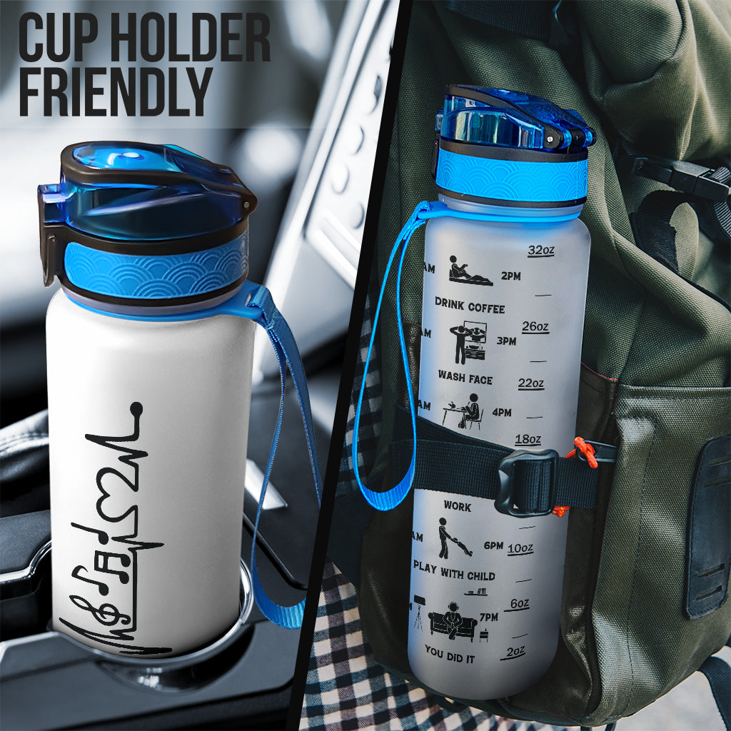 Music Heartbeat Hydro Tracking Bottle