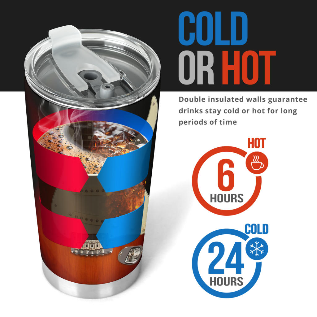 Awesome Electric Guitar Tumbler