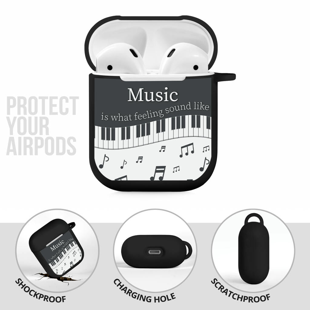Piano Keys AirPods Case Cover