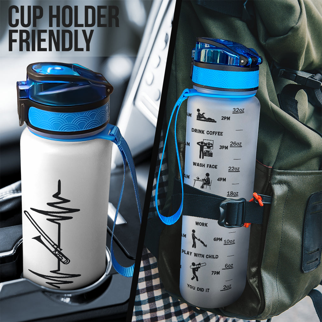 Trombone Heartbeat Hydro Tracking Bottle