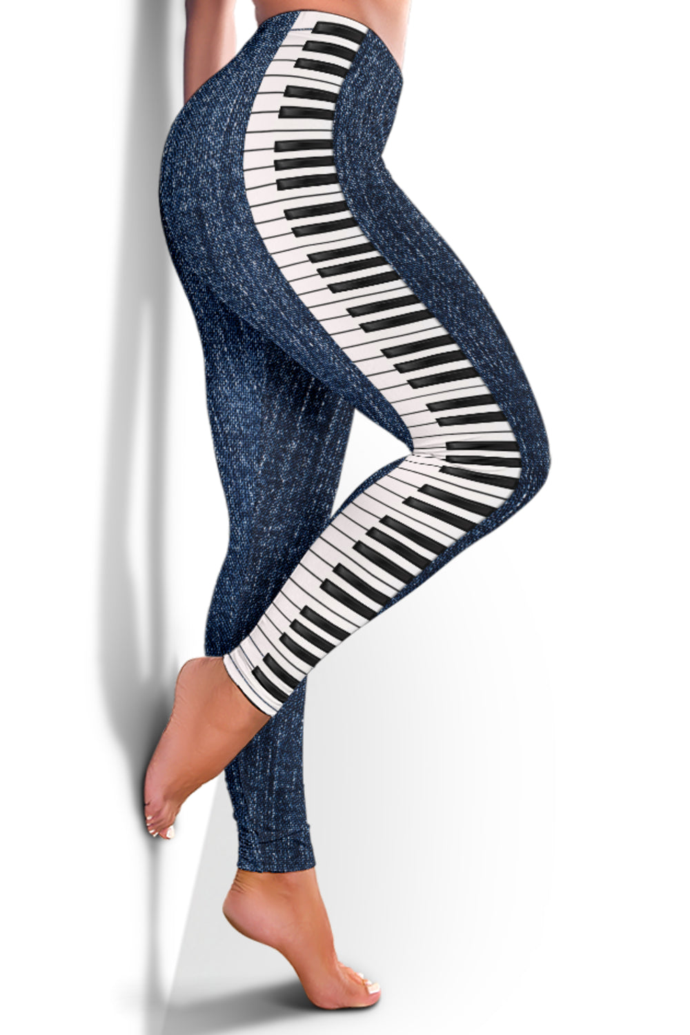 Piano Keys Jeans Women's Leggings - { shop_name }} - Review