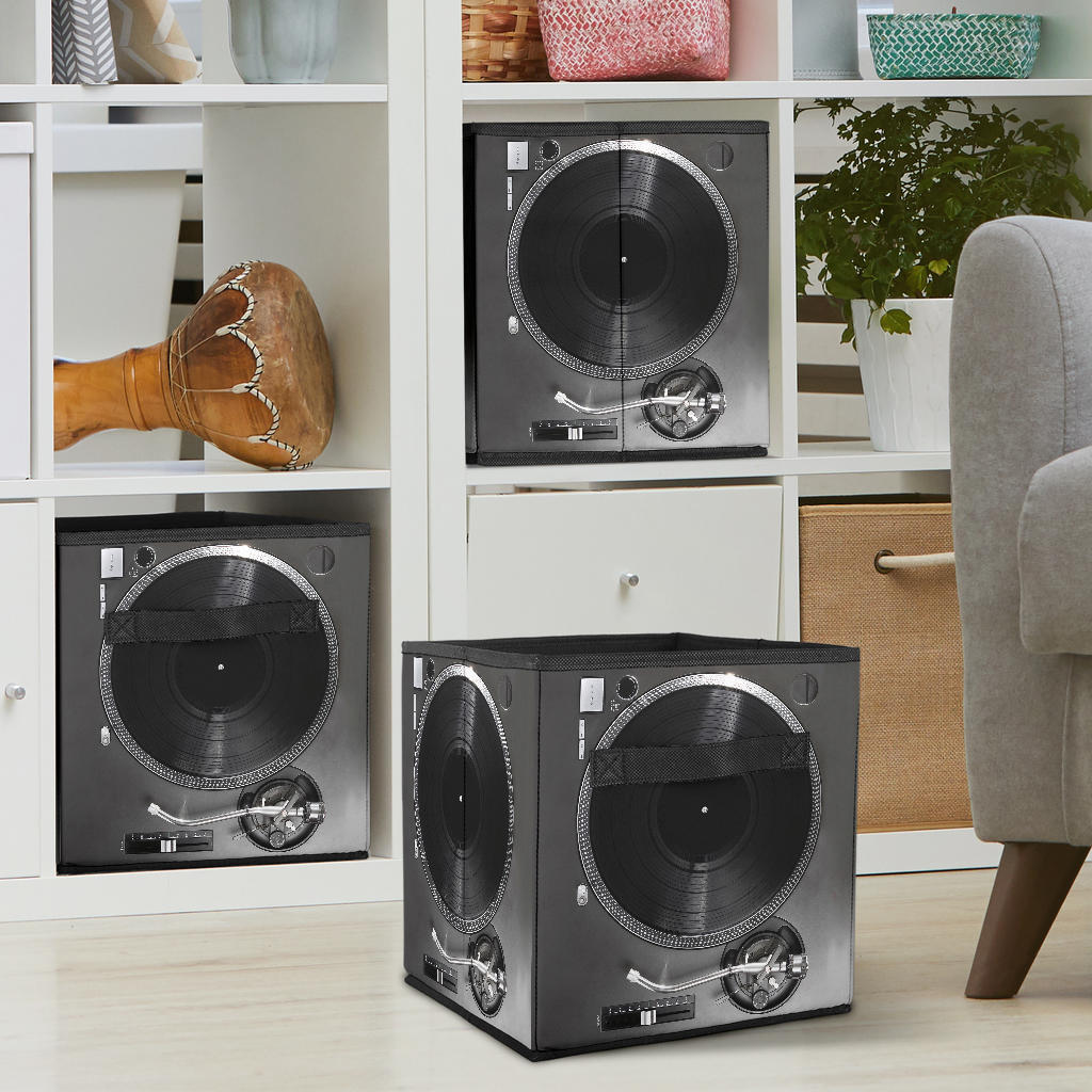 Vinyl Record Storage Cube