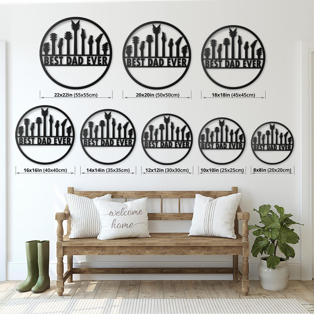 Best Dad Ever Metal Sign