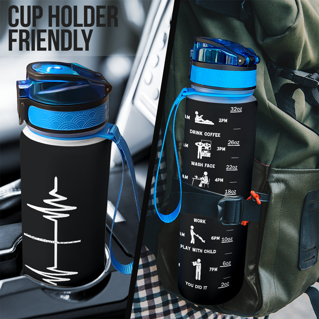 Flute Heartbeat Hydro Tracking Bottle