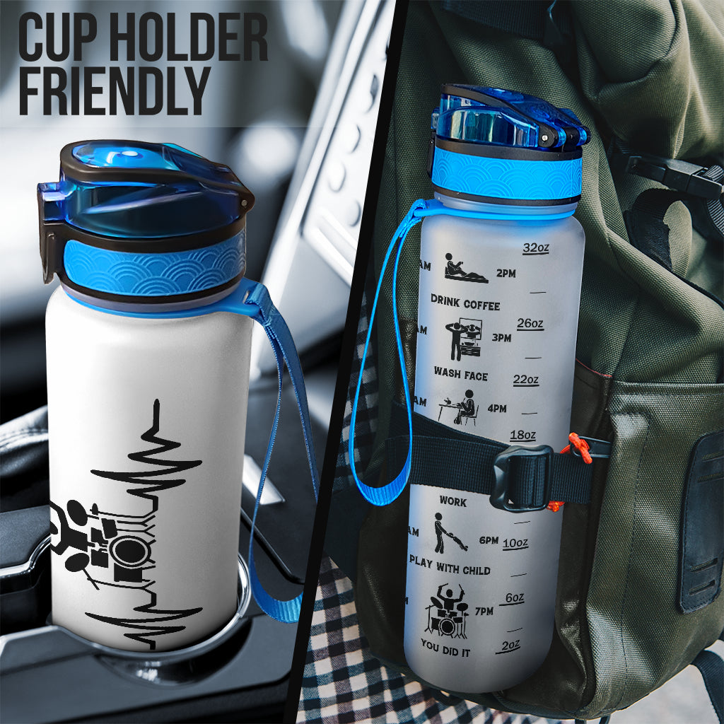 Drum Heartbeat Hydro Tracking Bottle