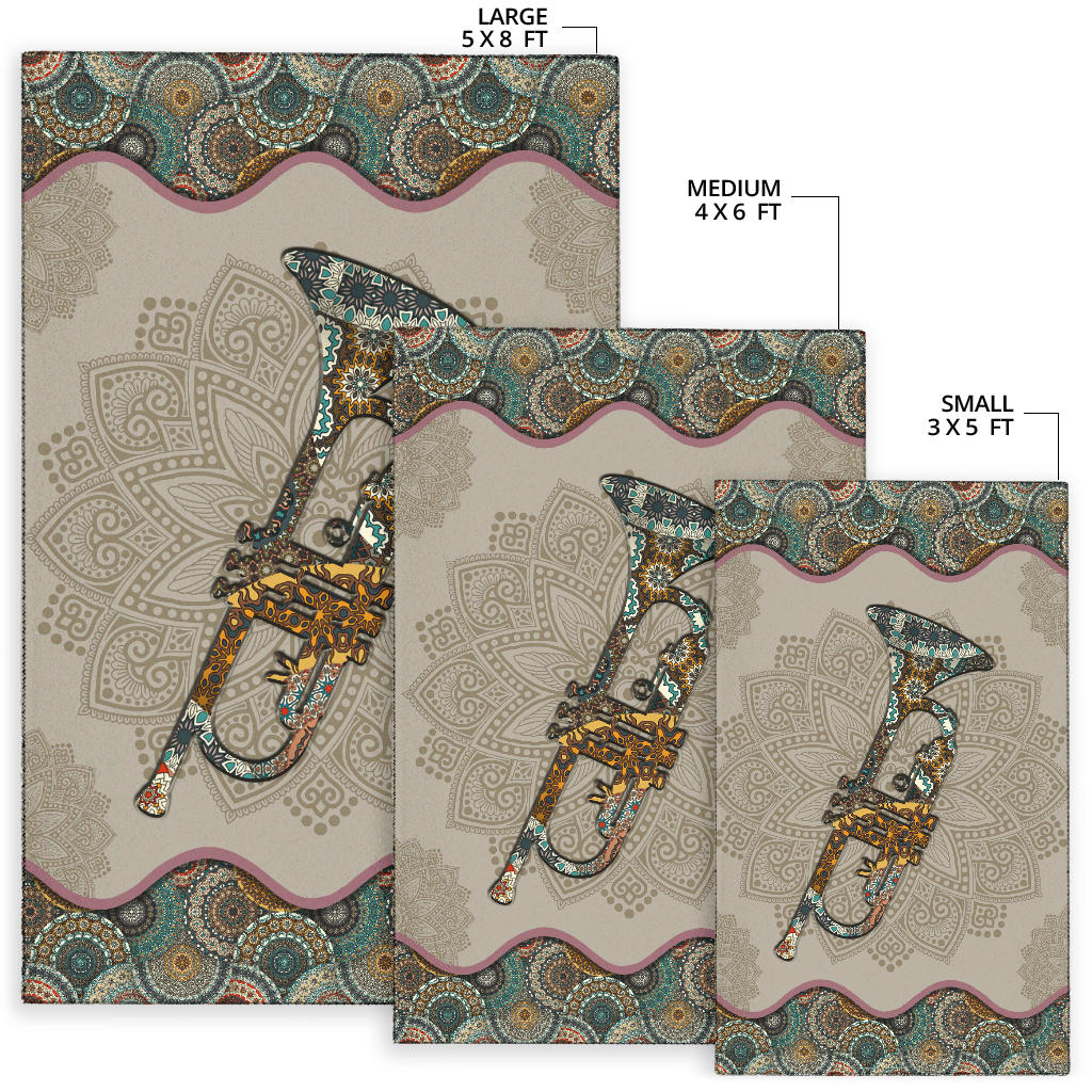 Trumpet Mandala Area Rug