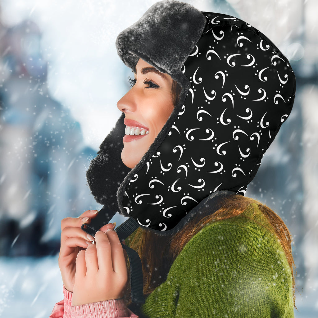 Bass Clef Trapper Hat