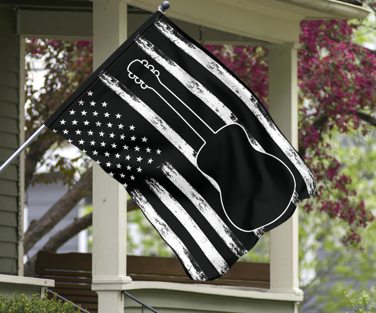 Guitar American Flag