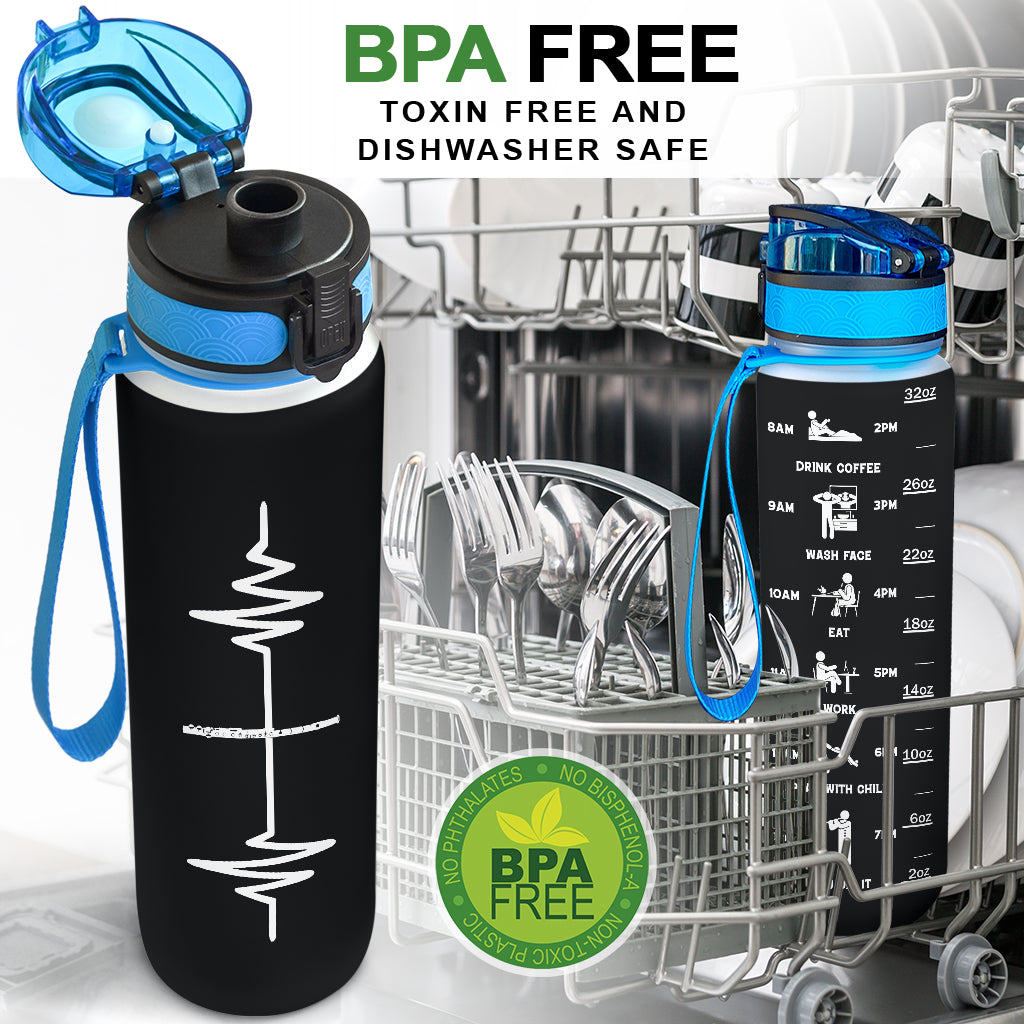 Flute Heartbeat Hydro Tracking Bottle