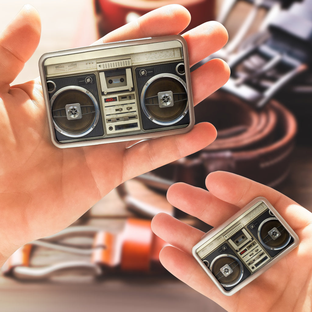 Awesome Stereo Belt Buckle