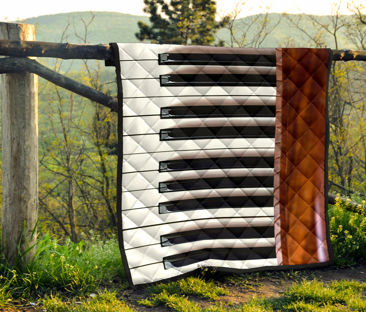 Piano Key Premium Quilt