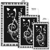 Piano Treble Clef Cat Rug