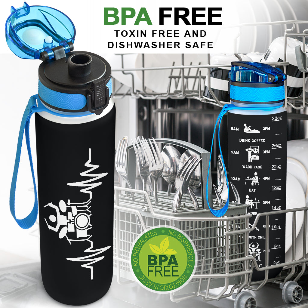 Drum Heartbeat Hydro Tracking Bottle