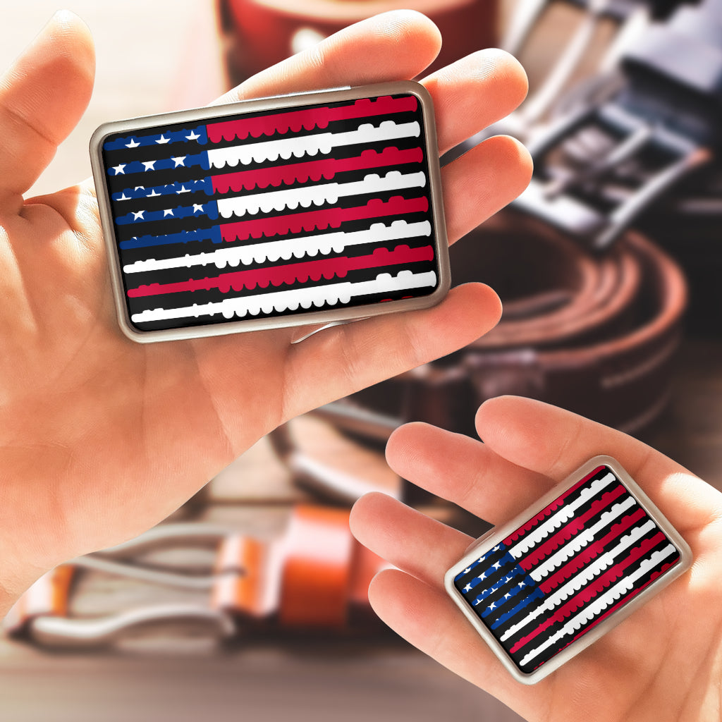 American Flag Flute Belt Buckle - { shop_name }} - Review