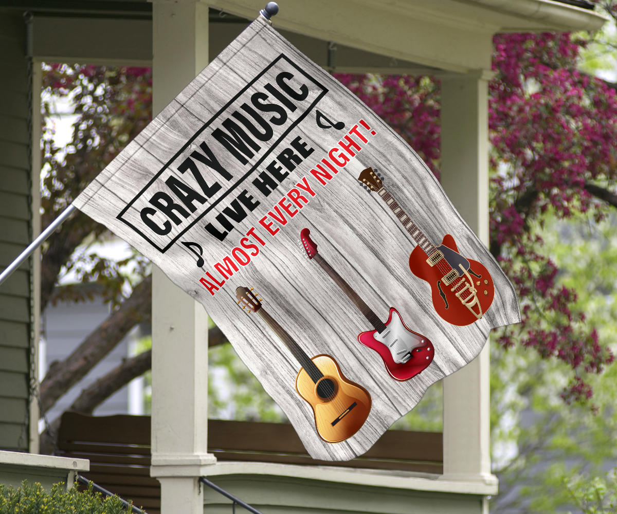 Music Live Here Flag