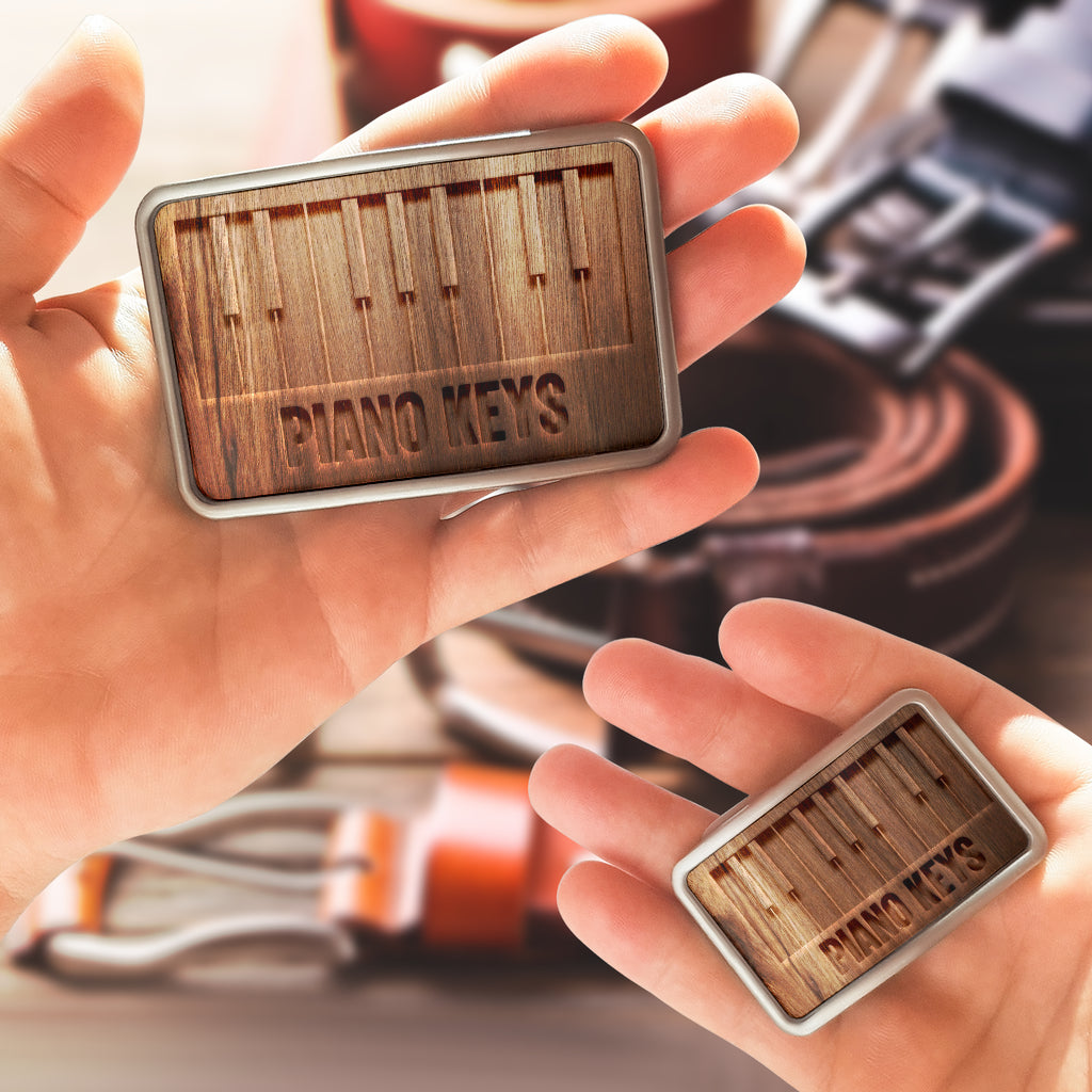 Piano Keys Belt Buckle