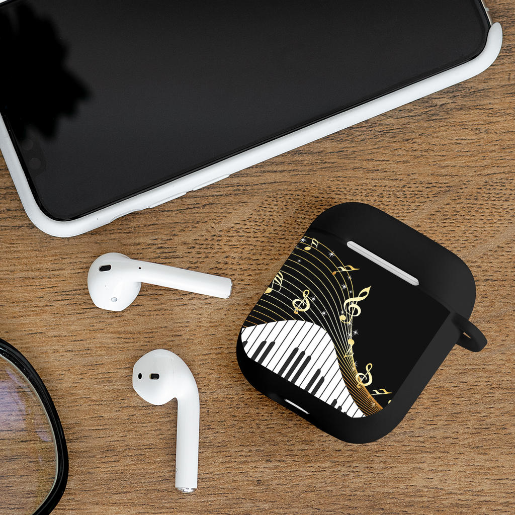 Piano Music Notes AirPods Case Cover