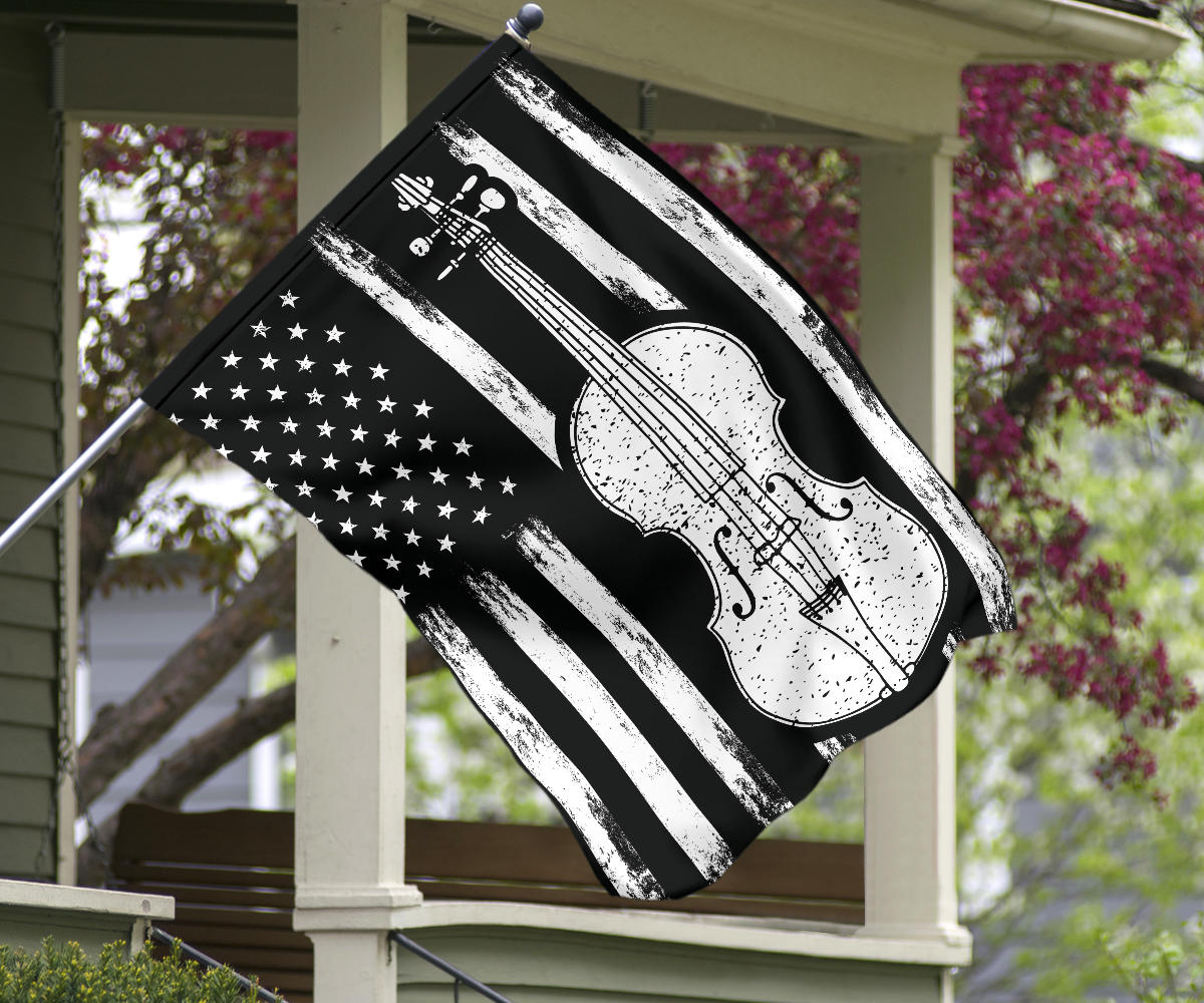 Violin American Flag