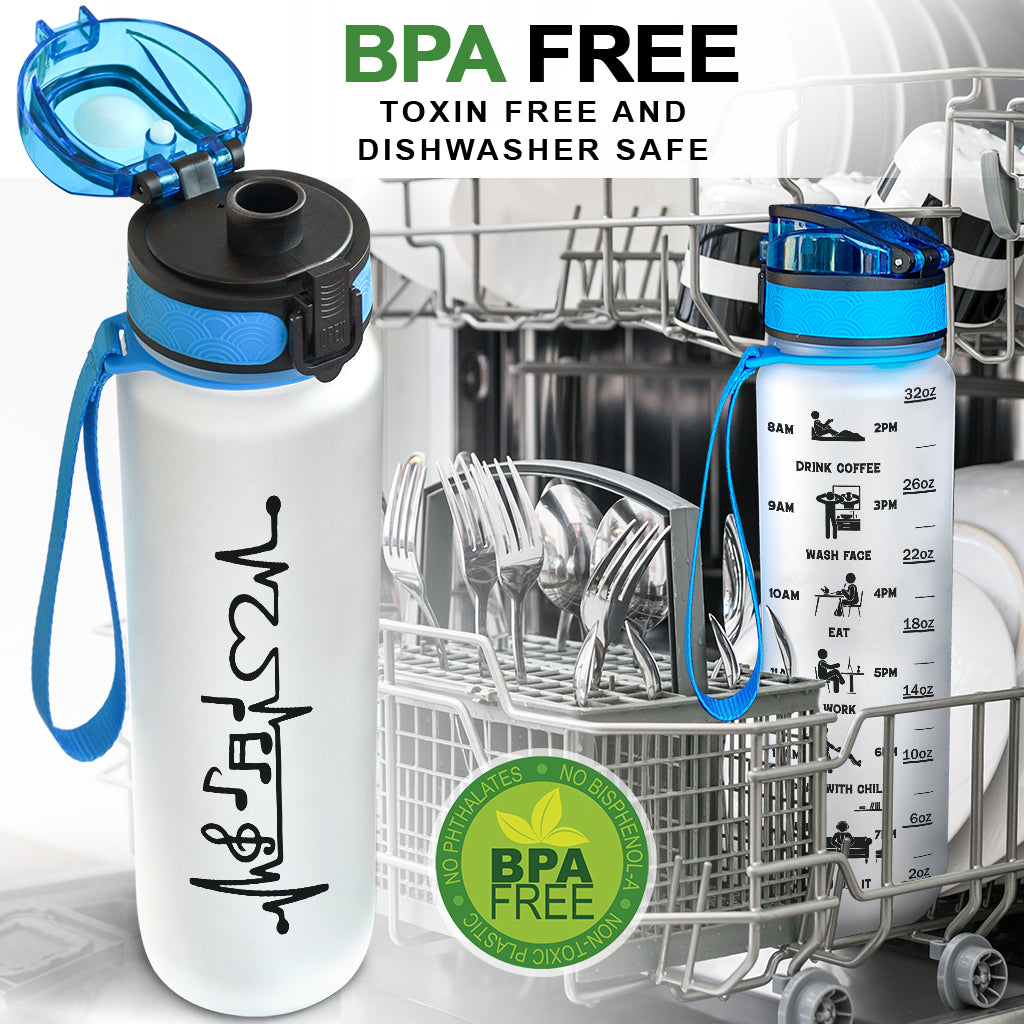 Music Heartbeat Hydro Tracking Bottle