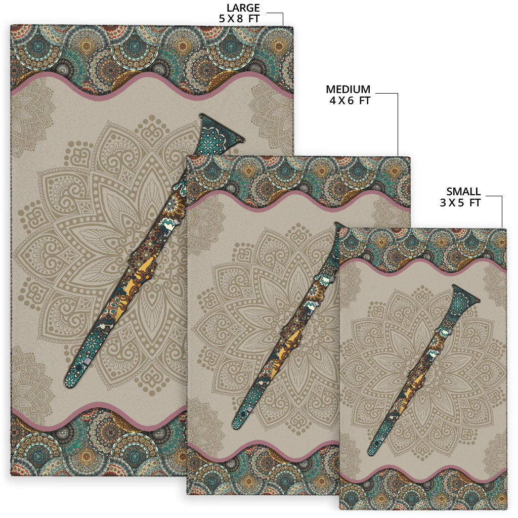 Clarinet Mandala Area Rug