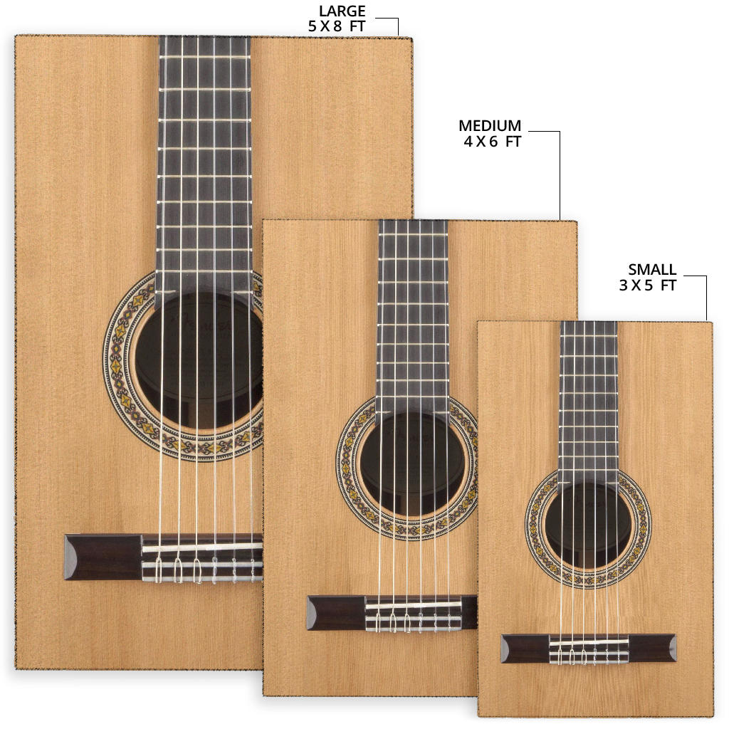 Classical Guitar Area Rug
