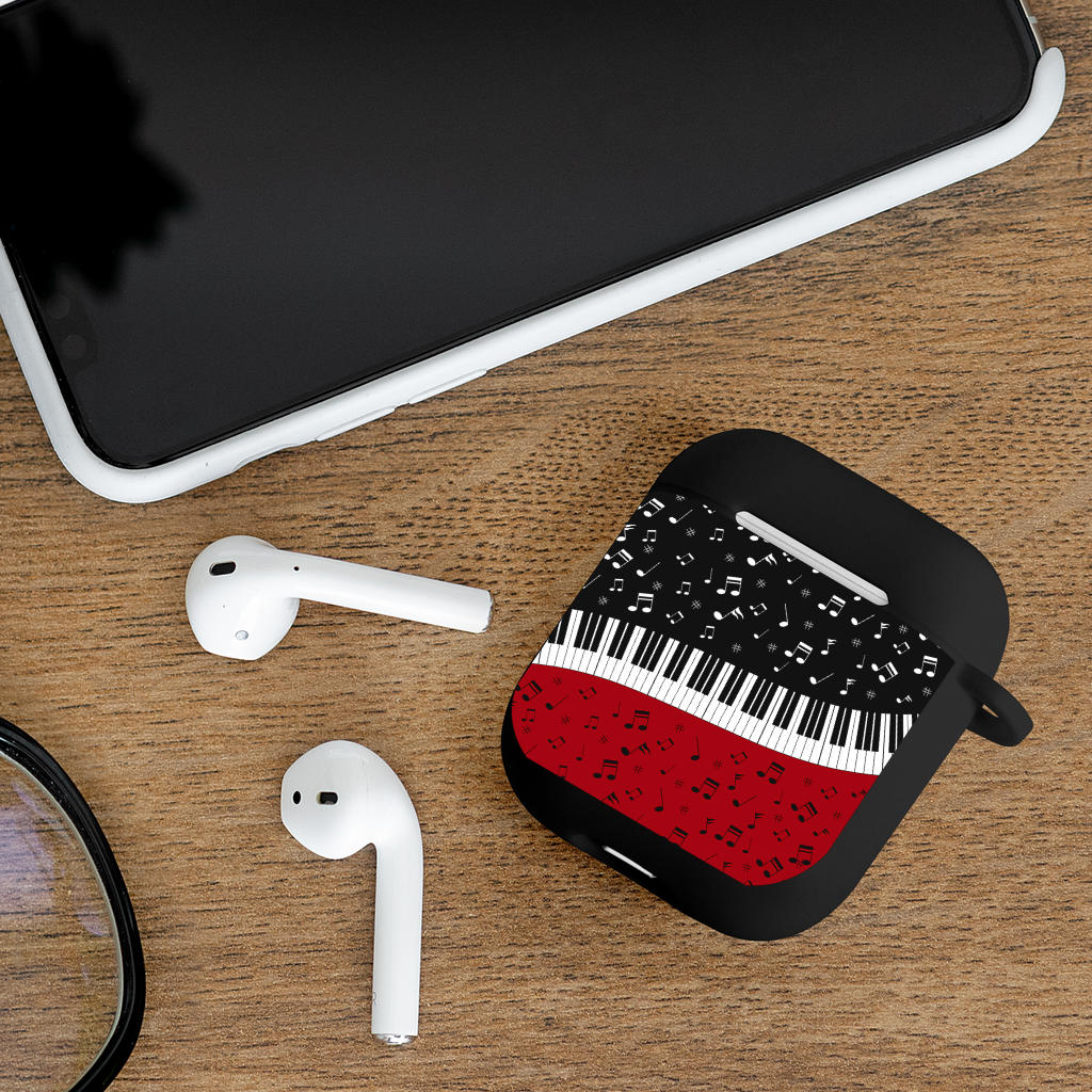 Music Notes And Piano AirPods Case