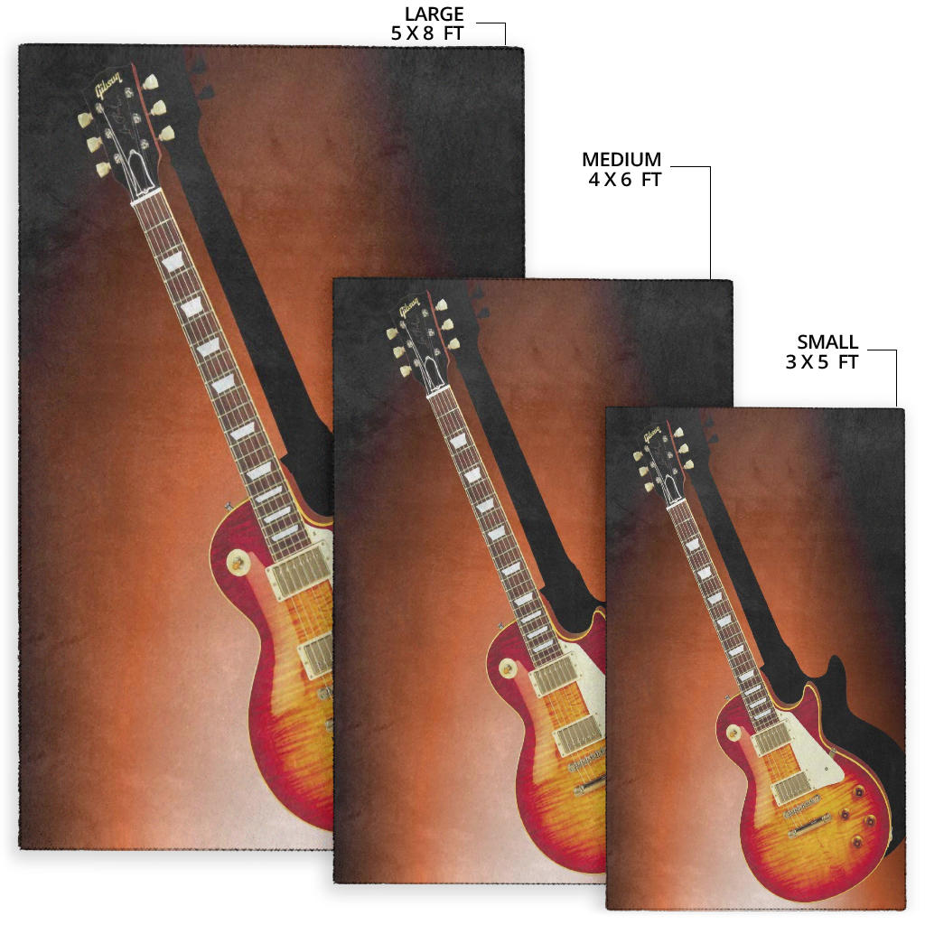 Awesome Guitar Area Rug