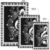 Musical Piano Keys Rug