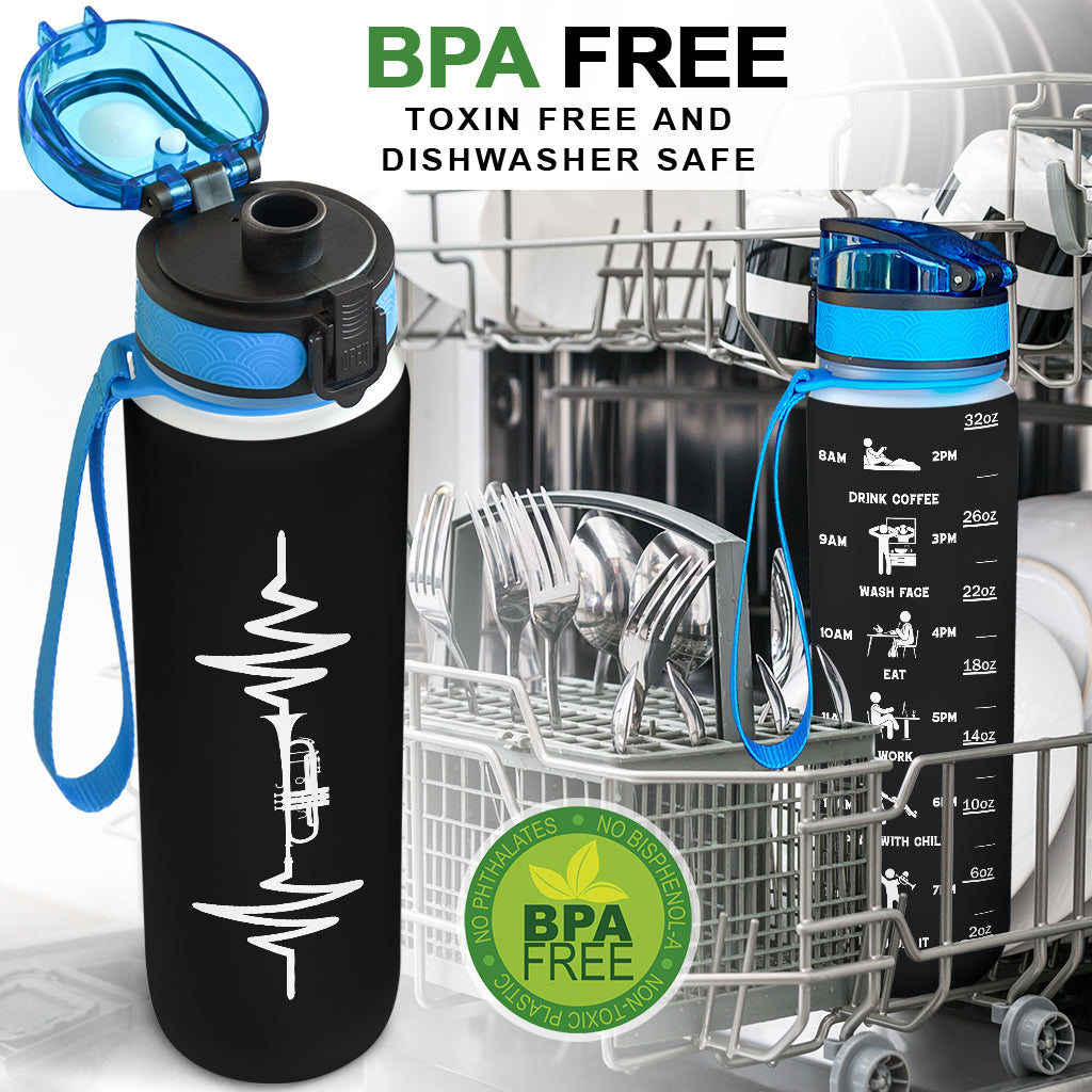 Trumpet Heartbeat Hydro Tracking Bottle