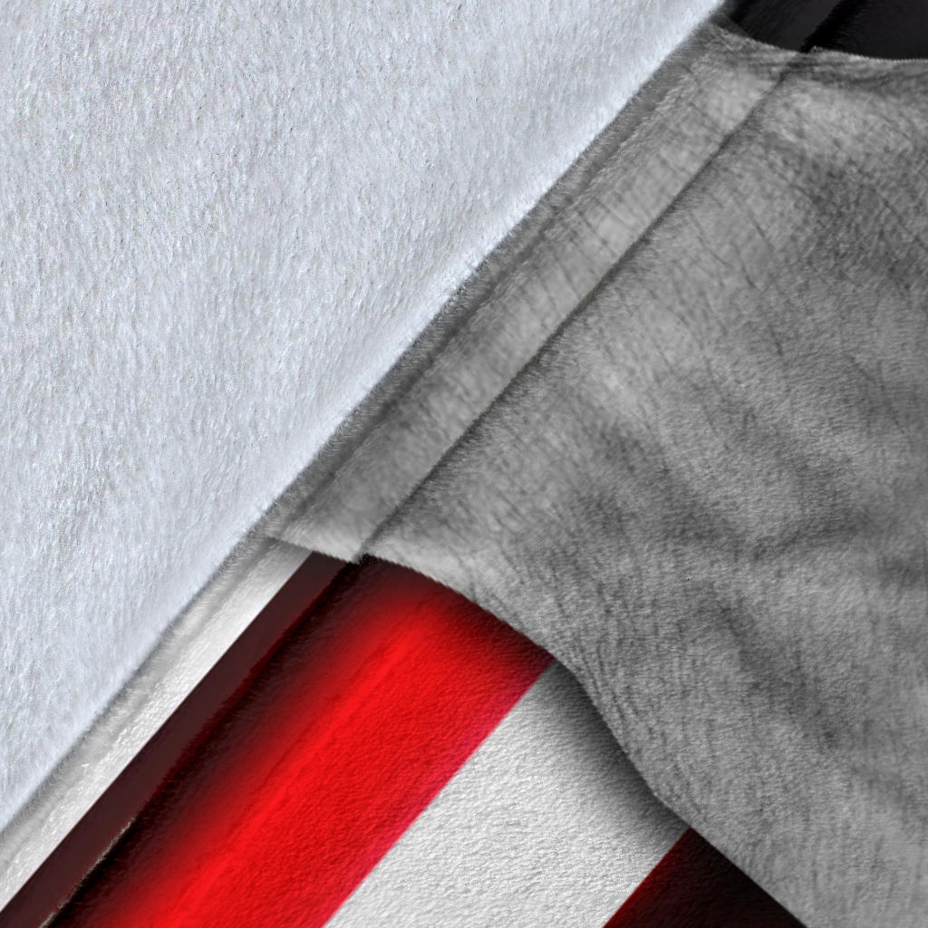 Guitar American Flag Sunset Blanket