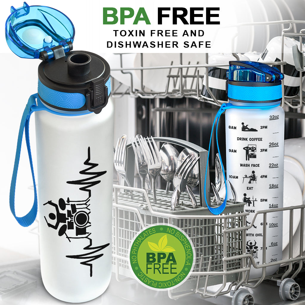 Drum Heartbeat Hydro Tracking Bottle