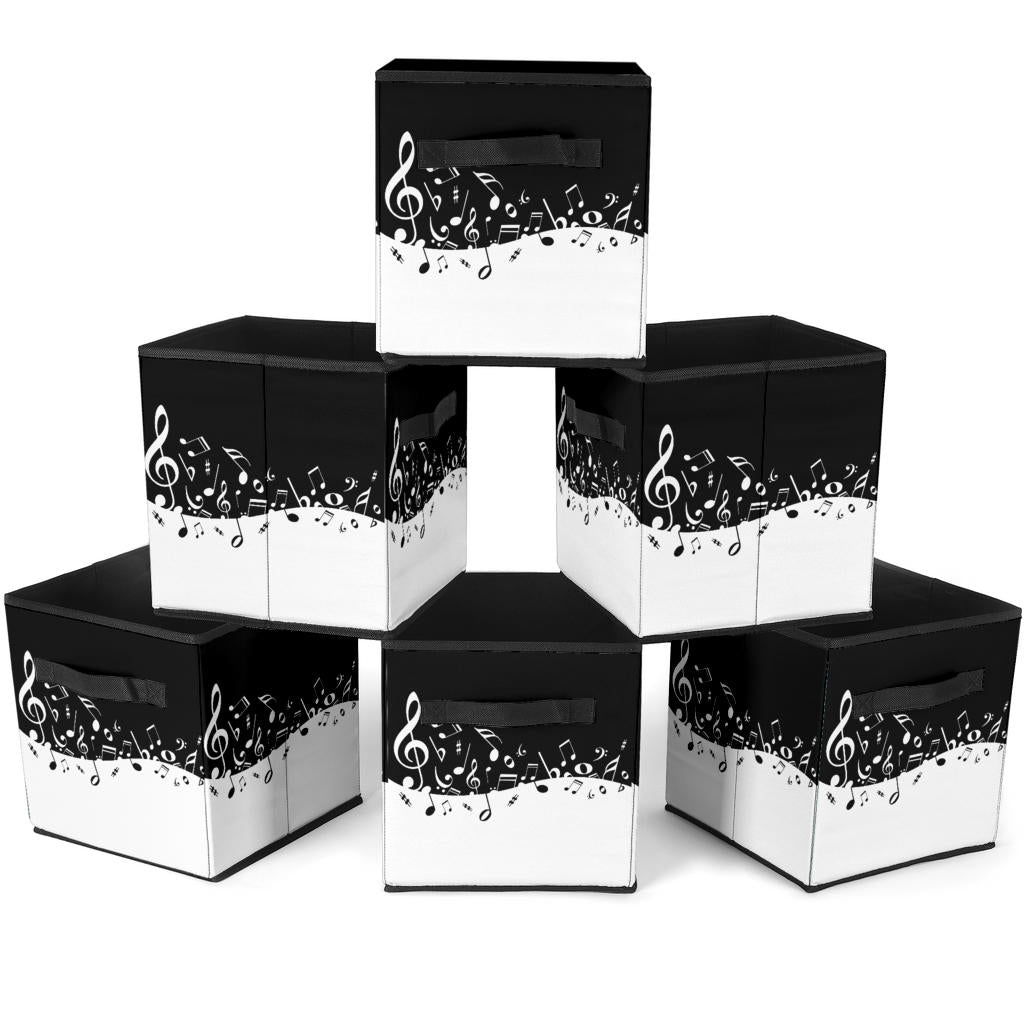 Musical Notes Storage Cube