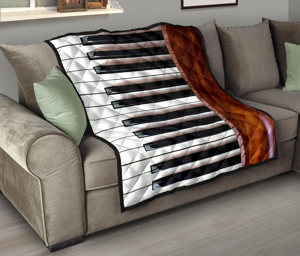 Piano Key Premium Quilt