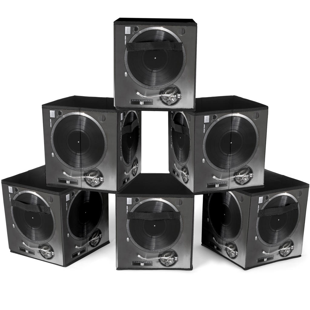 Vinyl Record Storage Cube