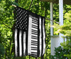 Piano Keys American Flag