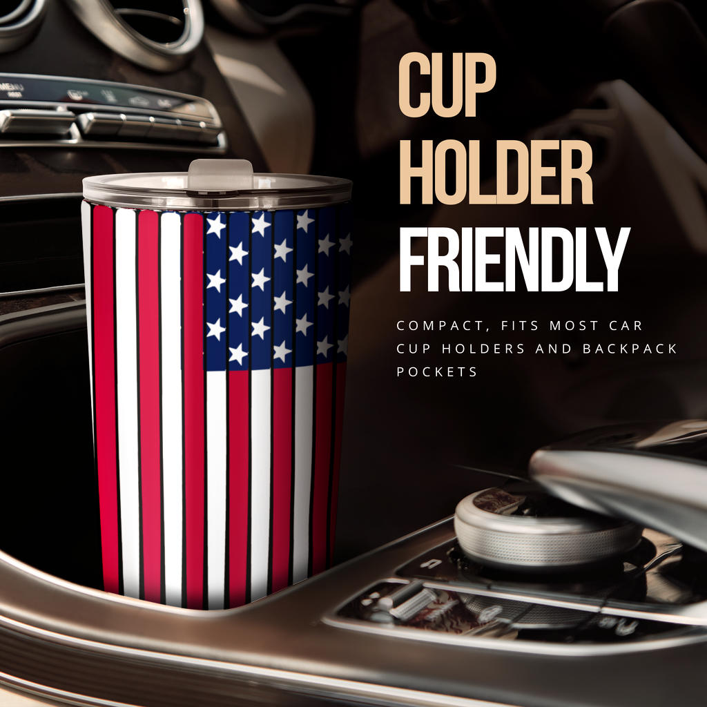American Flag Drum Stick Tumbler - { shop_name }} - Review
