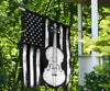 Violin American Flag