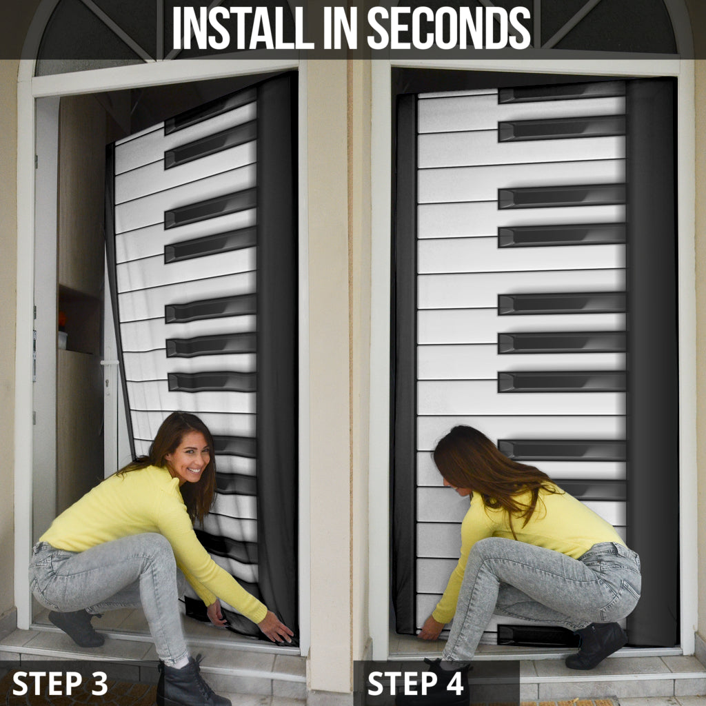 Piano Door Sock