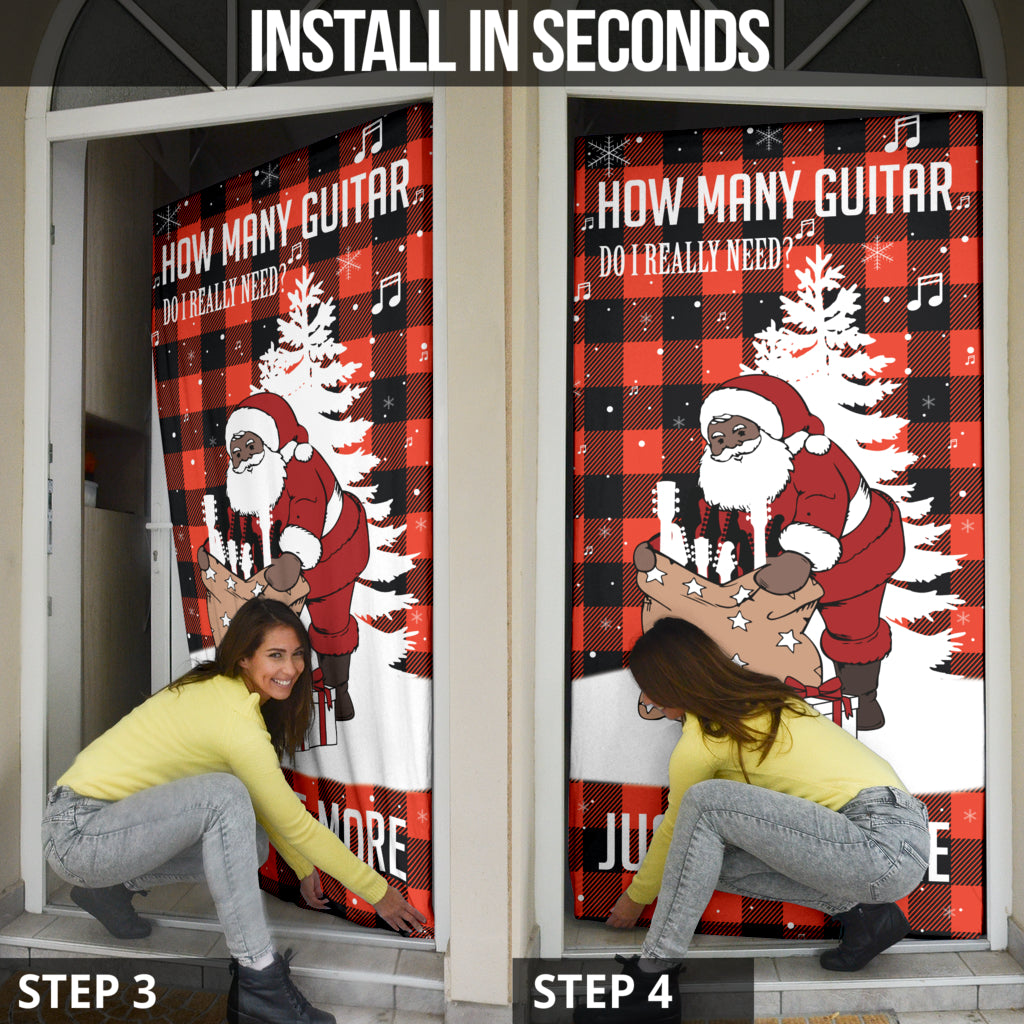 Just One More Guitar Orange Door Sock