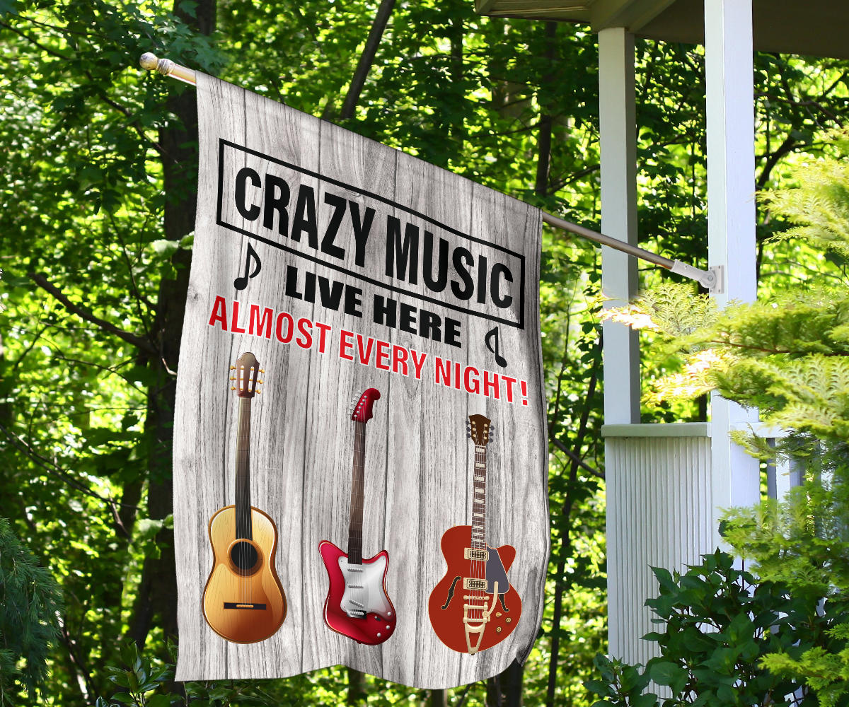 Music Live Here Flag