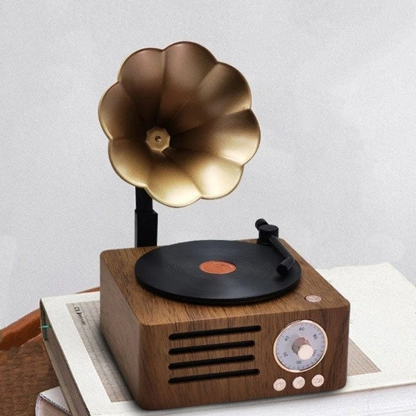 Retro Gramophone Radio Bluetooth Speaker